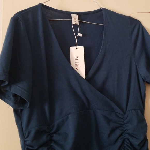 Blue midi dress - Picture 5 of 6